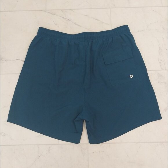 SILKWORLD Men's Swim Trunks Quick Dry Shorts Zip Pockets Sz XXL - Picture 2 of 12